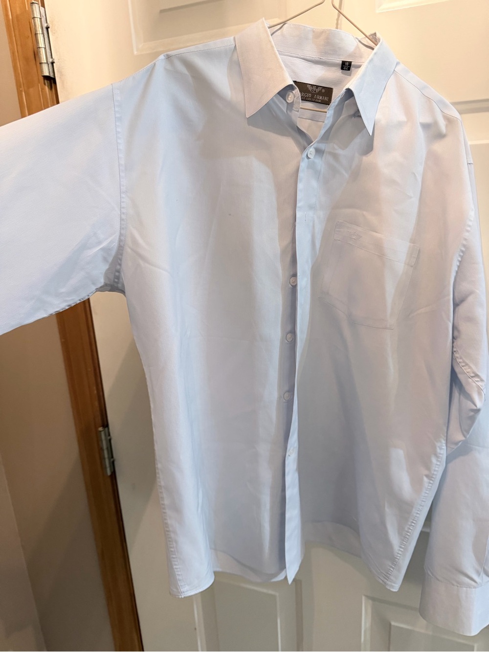 Giorgio Armani Light Blue Men's Dress Shirt